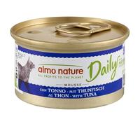almo nature Daily - Alimento húmedo para Gatos Adultos en Mousse, atún, sin Gluten, sin Granos, 85 g, Paquete de 24