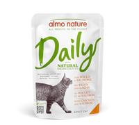 Almo Nature Daily - Alimento Húmedo para Gatos - Pollo y Salmón - 70 g, Paquete de 30