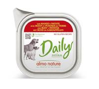 Almo Nature Daily - Alimento Húmedo para Perros - Carne de Res y Patatas - 100 g x 32