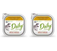 Almo Nature Daily - Alimento Húmedo para Perros - Pollo, Jamón y Queso - 300 g x 9 (Paquete de 2)