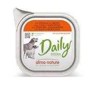 Almo Nature Daily - Alimento Húmedo para Perros - Ternera y Zanahorias - 100 g x 32
