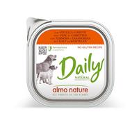 Almo Nature Daily - Alimento Húmedo para Perros - Ternera y Zanahorias - 300 g x 9