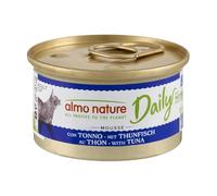 almo nature Daily - Comida Húmeda para Gatos Adultos - Mousse - Atún - 85 g, Paquete de 24