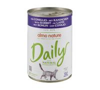 Almo Nature Daily - Comida Húmeda para Gatos Adultos - Mousse - Conejo - 85 g, Paquete de 24