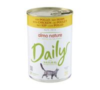 Almo Nature Daily - Comida Húmeda para Gatos Adultos - Paté - Pollo - 400 g, Paquete de 24