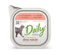 almo nature Daily - Comida Húmeda para Gatos Adultos - Salmón - 100 g, Paquete de 32