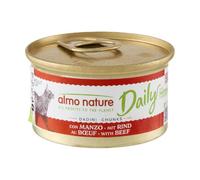 Almo Nature Daily - Comida Húmeda para Gatos Adultos - Vacuno - 400 g, Paquete de 24