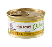 almo nature Daily - Comida Húmeda para Gatos Kitten - Mousse - Pollo - 85 g, Paquete de 24
