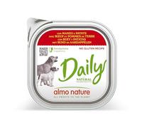 almo nature Daily, Comida húmeda para Perros Adultos con Ternera y Patatas - Pack de 2,7 kg (9 x 300 g)