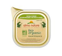 Almo Nature Daily Menu Bio - Comida Húmeda para Perros - Paté con Pollo y Verduras - Ingredientes Orgánicos - 100g, Pack de 32