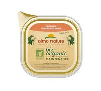 Almo Nature Daily Menu Bio - Comida Húmeda para Perros - Paté con Salmón - Ingredientes Orgánicos - 100g
