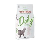 Almo Nature Daily - Pienso para Gatos Adultos - Sabor Atún y Salmón - Receta con Ingredientes Naturales Saco 12 kg