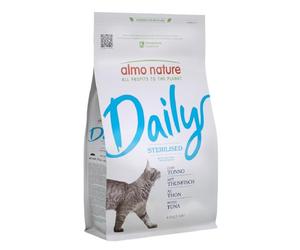 Almo Nature Daily Sterilised - Pienso Seco para Gatos Esterilizados - Atún - Saco da 1,2 kg