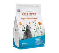 Almo Nature Functional Life Maintenance - Pienso Seco para Gatos Adultos con Pescado Azul Fresco - Nutrición Completa y Equilibrada con Ingredientes de Calidad - Saco de 2 kg