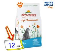 Almo Nature Gato Life Maintenance Con Pescado Azul Fresco Gatos 400 Gr / 12 Kg