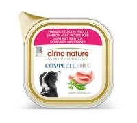almo nature HFC Complete Alimento húmedo para Perros Adultos - Jamón con Guisantes - Paquete de 1445 kg (17 x 85 g)