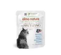Almo Nature HFC Highly Appetizing - Caballa - Human-Grade, Monoproteico, Sin Gluten - 50g, Pack de 24