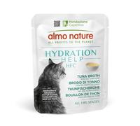 almo nature HFC Hydration Help - Alimento húmedo para Gatos - Caldo de atún con Filete de atún - 24 Bolsas de 50 g