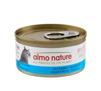Almo Nature HFC Jelly - Comida Húmeda para Gatos Adultos - Caballa - Calidad para Consumo Humano, Gluten Free, Monoproteico - 70g (Pack de 24)