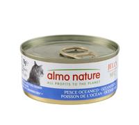 Almo Nature HFC Jelly - Comida Húmeda para Gatos Adultos - Peces del Océano - Calidad para Consumo Humano, Gluten Free - 70g (Pack de 24)