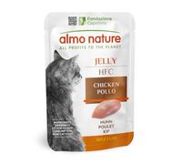 Almo Nature - HFC Jelly - Pollo - Comida Húmeda para Gatos, Sin Gluten, Monoproteico, 55g, Paquete de 24