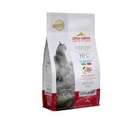 almo nature HFC Longevity Sterilized - Pienso seco, equilibrado y Completo para Gatos con 100% lubina y besugo Frescos de Calidad HFC