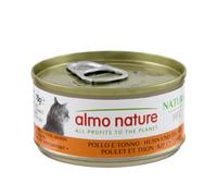 almo nature HFC Natural Alimento Húmedo para Gatos - Pollo y Atún - Pack de 420 g (6 x 70 g)