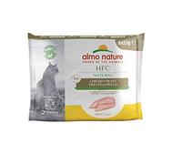 Almo Nature HFC Natural - Comida Húmeda para Gatos - Filete de Pollo - Monoproteico, Calidad Grado Humano, Sin Gluten - 6 x 55g