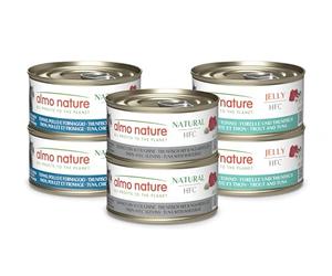 Almo Nature HFC Natural - Comida Húmeda para Gatos - Recetas Variadas de Atún - 70 g x 6 Latas