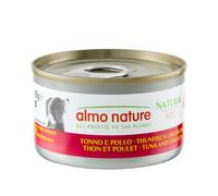 Almo Nature HFC Natural - Comida Húmeda para Perros - Pollo y Atún - Grado Humano, Sin Gluten - 95g, Pack de 24