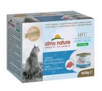 Almo Nature HFC Natural Light Gato - Atún del Atlántico - Cantidad: 4 x 50 g