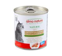 almo nature HFC Natural - Pollo y Camarones - Comida húmeda para Gatos - 280g, 12 Latas