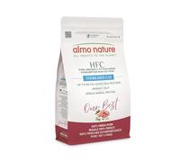 Almo Nature HFC Our Best Sterilised - Pienso para Gatos Adultos Esterilizados - Cerdo Fresco, Monoproteico - Calidad Grado Humano, Sin Gluten, para Control de Peso - 1,2kg