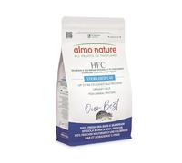 Almo Nature HFC Our Best Sterilised - Pienso para Gatos Adultos Esterilizados - Lubina y Dorada Frescas - Calidad Grado Humano, Sin Gluten, para Control de Peso - 1,2kg