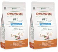 Almo Nature HFC Our Best Sterilised - Pienso para Gatos Adultos Esterilizados - Pollo Fresco, Monoproteico - Calidad Grado Humano, Sin Gluten, para Control de Peso - 1,2kg (Paquete de 2)