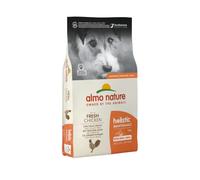 almo nature Holistic Adult Dog Maintenance XS/S con Pollo Fresco y Comida Seca Completa para Perros Adultos de Razas pequeñas - 12 kg