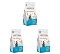 almo nature Holistic Adult Maintenance Alimento seco con Pescado graso Fresco y arroz para Gatos de Todas Las Razas - 400 g (Paquete de 3)