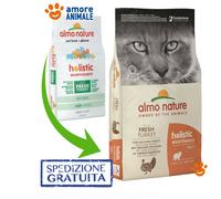 Almo Nature Functional Life Maintenance - Pienso Seco para Gatos Adultos con Pavo Fresco - Nutrición Completa y Equilibrada con Ingredientes de Calidad - Saco de 12 kg