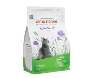 Almo Nature Intestinal Help - Croquetas para Gatos con Cordero Fresco - Apoya la Función Intestinal con Prebióticos y Minerales - Bolsa de 2 kg