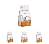 Almo Nature Kitten - Croquetas para Gatitos con Pollo Fresco - para un Crecimiento Equilibrado de 2 a 12 Meses, Adecuado para Embarazo y Lactancia - Bolsa de 400 g (Paquete de 4)