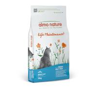 Almo Nature Life Maintenance - Croquetas para Gatos Adultos con Pollo Fresco como Primer Ingrediente - Bolsa de 12 kg