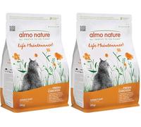 Almo Nature Life Maintenance - Croquetas para Gatos Adultos con Pollo Fresco como Primer Ingrediente - Bolsa de 2 kg (Paquete de 2)