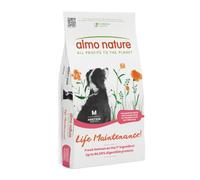 Almo Nature Life Maintenance Pienso Seco para Perro M con Salmón 12 kg - Alimento Completo para Perros Adultos de Raza Mediana
