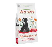 Almo Nature Life Maintenance Pienso Seco para Perro M con Ternera 12 kg - Alimento Completo para Perros Adultos de Raza Mediana