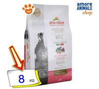 Almo Nature Perro HFC Adulto Mediano Grande Salmón Comida Seca Para Perros 8 Kg