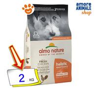 Almo nature Perro Holistic Adult Extra Small/Small Pollo Alimentos Seco 2KG