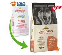 Almo Nature Perro Holistic Grandes 12KG - Salmón Y Arroz - Croquetas para Perros