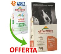 Almo Nature Perro Holistic Medio Adult - Salmón Y Arroz 12 KG - Croquetas Perros