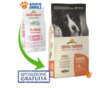 Almo Nature Perro Holistic Medio Adult - Salmón Y Arroz 12 KG ^Croquetas Perros