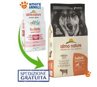 Almo Nature Perro Holístico Grande 12 Kg - Carne Y Arroz - Croquetas Para Perros